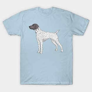 German Shorthaired Pointer dog cartoon illustration T-Shirt